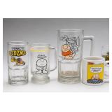 Lot of 5 Tom Wilson Ziggy Drinkware