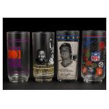 Four Sports Team Glass Tumblers