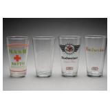 Lot of Four M*A*S*H, Budweiser & Other Tumblers