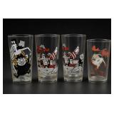 Lot of 4 Rocky & Bullwinkle Tumblers