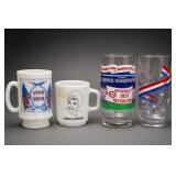 Lot of Commemorative Mugs & Glasses