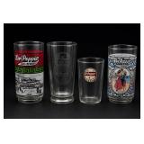 Lot of 4 Dr Pepper Promotional Tumblers