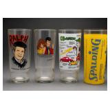 Four Ralph, Lupin III, CB & Spalding Glasses