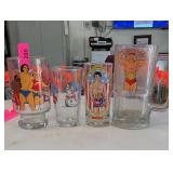 Five Rocky, Dr. Seuss & Wrestling-Themed Glasses