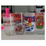 Pepsi/ Pepsi-Cola Four Pepsi Promotional Tumblers