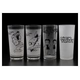 Lot of 4 Cartoon Tumblers, Betty Boop & Dick Tracy