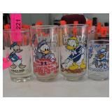 Walt Disney Productions 4 Walt Duck Tumblers