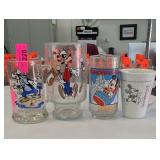 Lot of Four Disney Drinkware