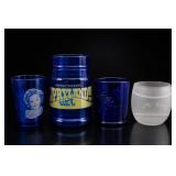 Set of Four Glass Vessels: Marilyn, My Serve