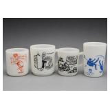 Lot of 4 Robin, Breadwinner & Davy Mugs