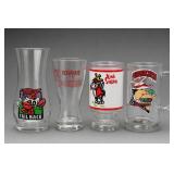 Four Restaurant Promotional Glasses