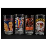 Lot of Themed Graphic Glass Tumblers