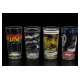 Lot of Four Decorative Glass Tumblers