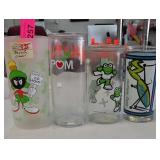 Four Character & Graphic Glass Tumblers