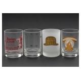 4 Hopalong Cassidy & Durango Glasses