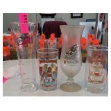 Lot of 20 Vintage Promotional Drinking Glasses