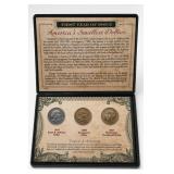 First Year Dollar Coin Display Set