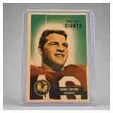 Frank Gifford New York Giants Trading Card