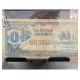 1942 Japanese Government One-Shilling Note, OC