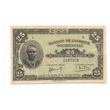 1942 25 Francs Banque de l