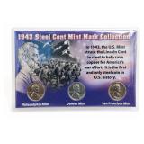 1943 Lincoln Wheat Cent Presentation Set