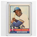 1976 Topps Hank Aaron #550 Baseball Card