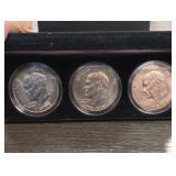 First Commemorative Mint Eisenhower Dollar Set
