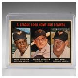 1967 Topps #243 AL Home Run Leaders Card