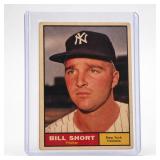 1961 Topps #252 Bill Short Yankees Card