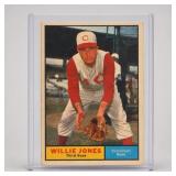 1961 Topps #497 Willie Jones Card