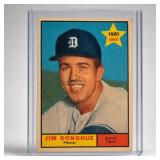1961 Topps #151 Jim Donohue Rookie Card