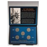 1902â€“1906 Liberty Head Nickel Display Set