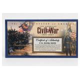Merrick Mint Civil War 150th Anniversary $2 Note