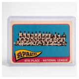 1965 Topps #209 Pittsburgh Pirates Team Card