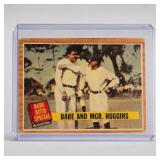 1962 Topps No. 137, Babe and Mgr. Huggins