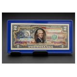 2003 Patriotic Colorized $2 Federal Reserve Note