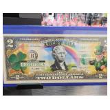 2013 $2 Federal Reserve Note Lucky Bill
