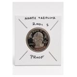 2001-S North Carolina State Quarter, Proof Silver
