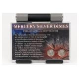 Philadelphia & Denver Mercury Dime Set