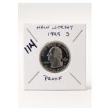1999-S New Jersey State Quarter Silver