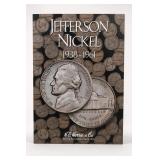 H.E. Harris Jefferson Nickel Folder, 1938â€“1961