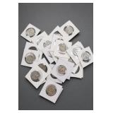 Qty 40 Silver Standing Liberty Washington
