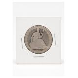 1858-O Seated Liberty half dollar