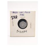 1852 Three-Cent Silver-Piece