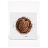 Morgan-Design Copper Bullion Round