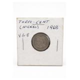 1868 United States Three-Cent Nickel