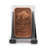 1 AVDP Oz .999 Copper Bison Bar