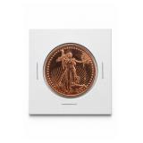 .999 Fine Copper Walking Liberty-Style Round