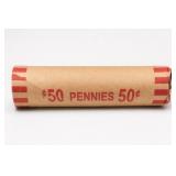 Roll of Mixed Wheat Cents