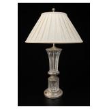 Fluted Glass Table Lamp
